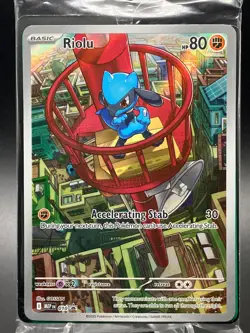 Riolu 010 Pokemon TCG Me: Mega Evolution Black Star Promo ETB Holo Sealed - Image 1