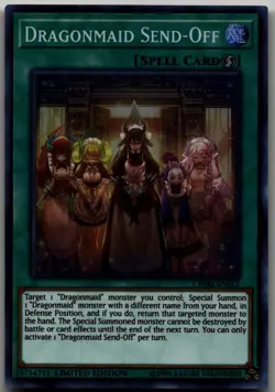 Dragonmaid Send-Off Super Rare Chaos Impact CHIM-ENSE3 LP - Image 1