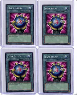 (4) Lot 2002 Yu-Gi-Oh! Legend of Blue Eyes 1st Edition Dark Energy #LOB-088 - Image 1