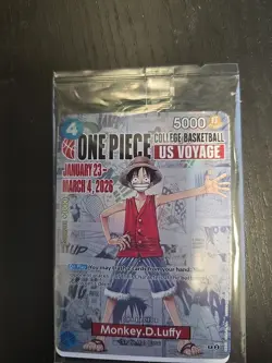 Monkey.D.Luffy (055) NCAA Basketball US Voyage) P-055 One Piece Promo Cards Foil - Image 1