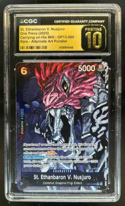 2025 One Piece St. Ethanbaron V. Nusjuro Rare Alternate Art #OP13-080 CGC 10 - Image 1