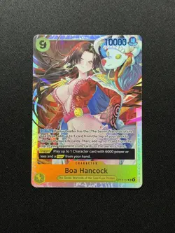 English One Piece CCG Boa Hancock SR OP14-112 The Azure Sea's Seven In-Hand - Image 1