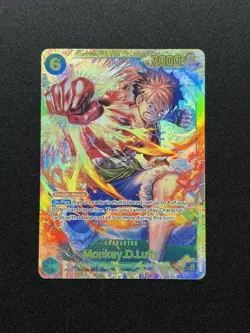 One Piece Monkey.D.Luffy OP13-118 Carrying On His Will Foil SEC English - Image 1