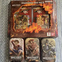 One Piece Illustration Box Vol 5 & 3 Vol 2 Mini Tin - Image 1