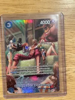One Piece Donquixote Doflamingo (SP Alt Art) OP01-073 R 500 Years in the Future - Image 1