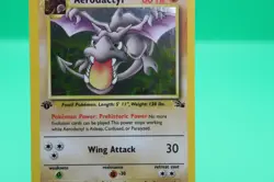 Aerodactyl - 1/62 - Pokemon Fossil 1st Edition Holo Rare Card WOTC LP - Image 3