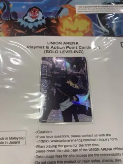 Union Arena Solo Leveling Playmat & Action Point Bandai Card Fest - Image 2
