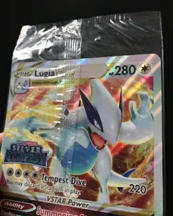 Lugia VSTAR JUMBO 139/195 Silver Tempest GAME UK PROMO Stamped Oversized Card - Image 4