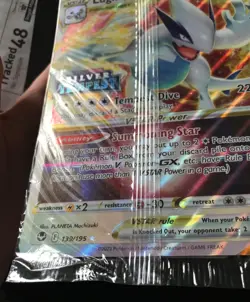 Lugia VSTAR JUMBO 139/195 Silver Tempest GAME UK PROMO Stamped Oversized Card - Image 5