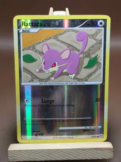 HP Pokemon Card Platinum Arceus Reverse Holo Rattata 73/99 - Image 1