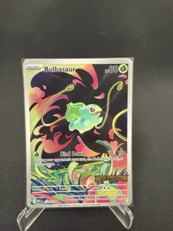Bulbasaur (Mega Evolution Stamped) 133/132 Miscellaneous Pokemon Card NM - Image 1