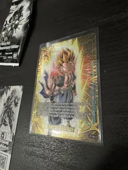 Dragon Ball Super Card Game 2nd Anniversary GOLD Energy Marker E-129 SSJ Gogeta - Image 1
