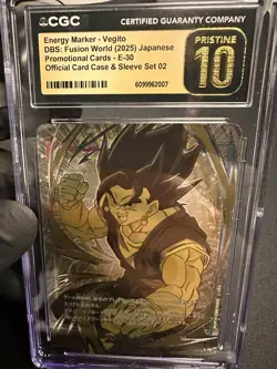 Dragon Ball Super Card Game Vegito E-30 Energy Marker Parallel Japanese - Image 1