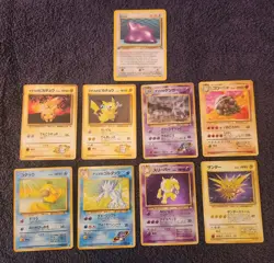 (9) 1990s Pokemon Trading/Game Cards - Image 1