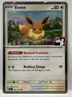 Eevee 143/191 Prize Pack Series Cards Holo - Image 1