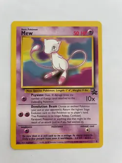 Mew #8 Black Star Promo Rare Vintage Pokemon Card - MINT - Image 1