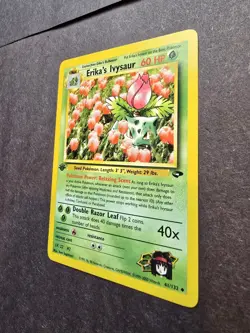 Pokemon TCG Erika's Ivysaur Gym Challenge 1st Edition Uncommon Card 41/132 NM - Image 3