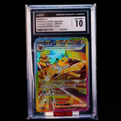 Jolteon EX SAR SV8a-209/187 Pokemon Card Japanese CGC 10 #4 - Image 1