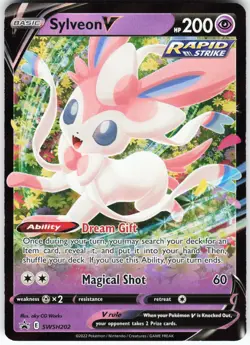 Sylveon V - SWSH202 Pokemon SWSH: Sword & Shield Promo Cards Holo Promo NM - Image 1