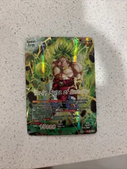 Broly, Surge of Brutality P-181 PR Gold Stamped Dragon Ball Super Card Game NM - Image 1