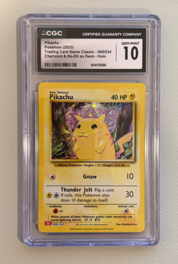 Pokemon 2023 Trading Card Game Classic 008/034 Pikachu Holo Charizard CGC 10 - Image 1