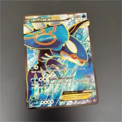 Pokemon Kyogre EX Full Art Ultra Rare Holo 148/160 XY Primal Clash Card - Image 1