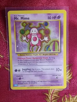HOLOGRAM FOIL Classic Collection CLB 013/034 MR. Mime Pokemon TCG Card - Image 1