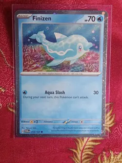 HOLOGRAM COSMIC FOIL Finizen Twilight Masquerade 059/167 Pokemon TCG Card - Image 1