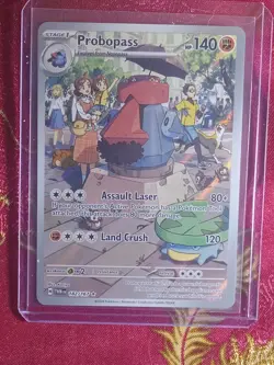 SECRET ILLUSTRATION RARE Probopass 182/167 Twilight Masquerade Pokemon TCG Card - Image 1