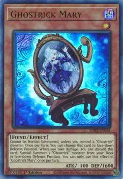 Ghostrick Mary - GFP2-EN068 - Ultra Rare - 1st Edition Near Mint Yugioh Card - Image 1