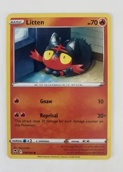 6x Litten Pokemon Cards Collection Set Deck Building TCG Common Non Holo - Image 3