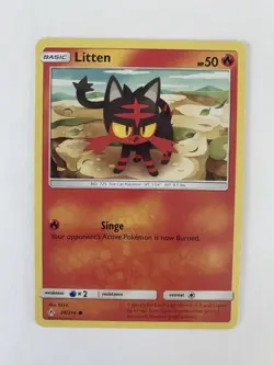 6x Litten Pokemon Cards Collection Set Deck Building TCG Common Non Holo - Image 5