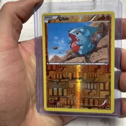 Pokemon TCG Gible XY BREAKpoint 68/122 Reverse Holo Common Card NM Near Mint - Image 1