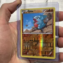 Pokemon TCG Gible XY BREAKpoint 68/122 Reverse Holo Common Card NM Near Mint - Image 2