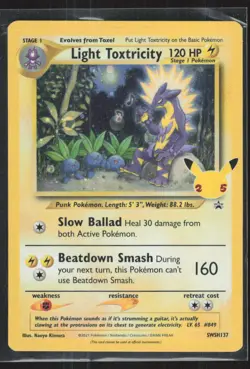 Light Toxtricity - Promo SWSH: Sword & Shield Promo Cards SWSH137 NM - Image 1