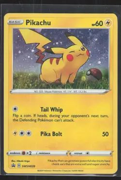 Pikachu - Promo SWSH: Sword & Shield Promo Cards SWSH039 NM - Image 1