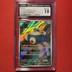 Snorlax 051 Sv: Scarlet & Violet 151 Promo Cards CGC 10 Gem Mint - Image 1