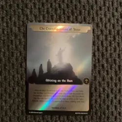 2025 Sacred Legacy "The Transfiguration of Jesus" Foil card 044/100 🔥 - Image 1