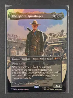 MTG The Ghoul, Gunslinger (Borderless Foil) M 2448 SLD: Fallout: Beyond Vault 33 - Image 1