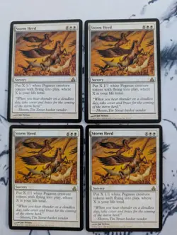 MTG - Storm Herd - Guildpact - LP/NM [x4] PLAYSET - Image 1