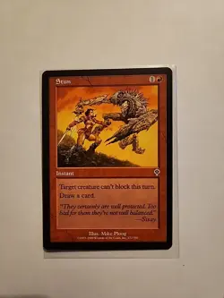 Stun - Invasion - MTG Magic - Common - Red Instant - Image 1