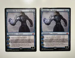 x2 *DAMAGED*MTG Magic the Gathering Tezzeret the Seeker (62) Modern Masters 2015 - Image 1