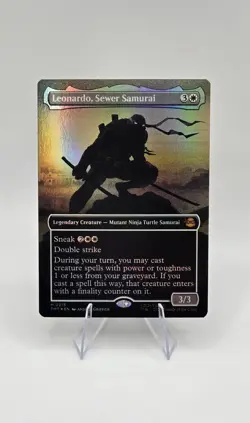 Leonardo, Sewer Samurai MTG Teenage Mutant Ninja Turtles Foil - Image 1