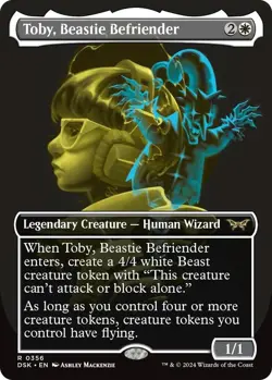 Toby, Beastie Befriender MTG NM Duskmourn: House of Horror Regular - Image 1