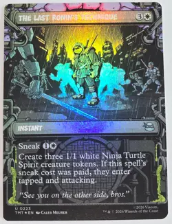 The Last Ronin's Technique MTG TMNT 0223 Uncommon Showcase Foil - Image 1