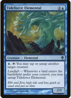 Tideforce Elemental 41 MTG NM - Worldwake - Image 1