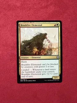 Brushfire Elemental - Zendikar Rising ZNR Magic The Gathering MTG #221 - Image 1