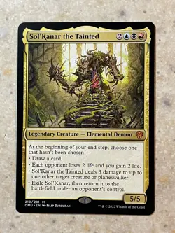 MTG NM Sol'Kanar the Tainted [Dominaria United] - Image 1