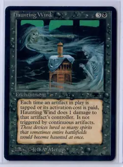 MTG Antiquities Haunting Wind x1 - Image 1