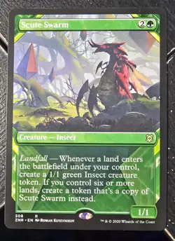 Scute Swarm (Showcase) Zendikar Rising Regular NM - Image 1